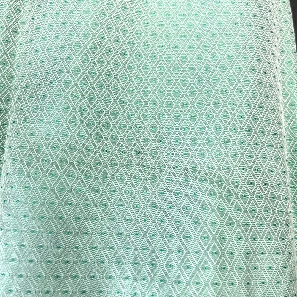 Green Small Geometric Pattern Acetate Rayon Fabric 44